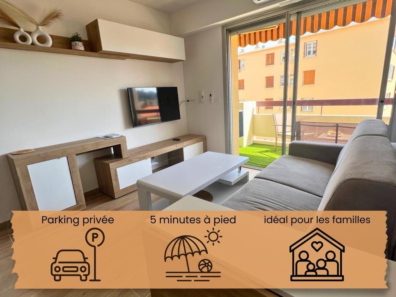 Studio Kialeo Pres De La Plage Avec Parking Roccabruna Esterno foto